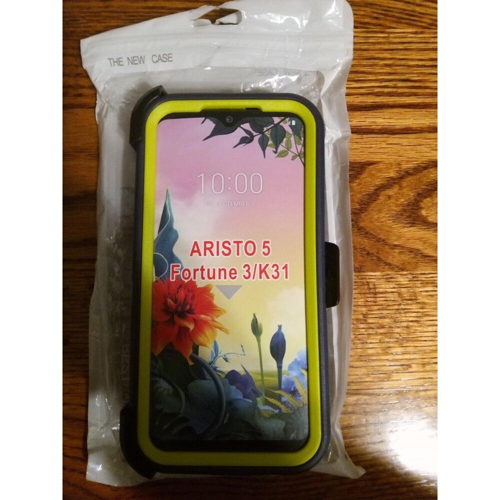 For LG Aristo 5 Fortune 3/K31 Hard Hybrid Case With Clip New Free Shipping